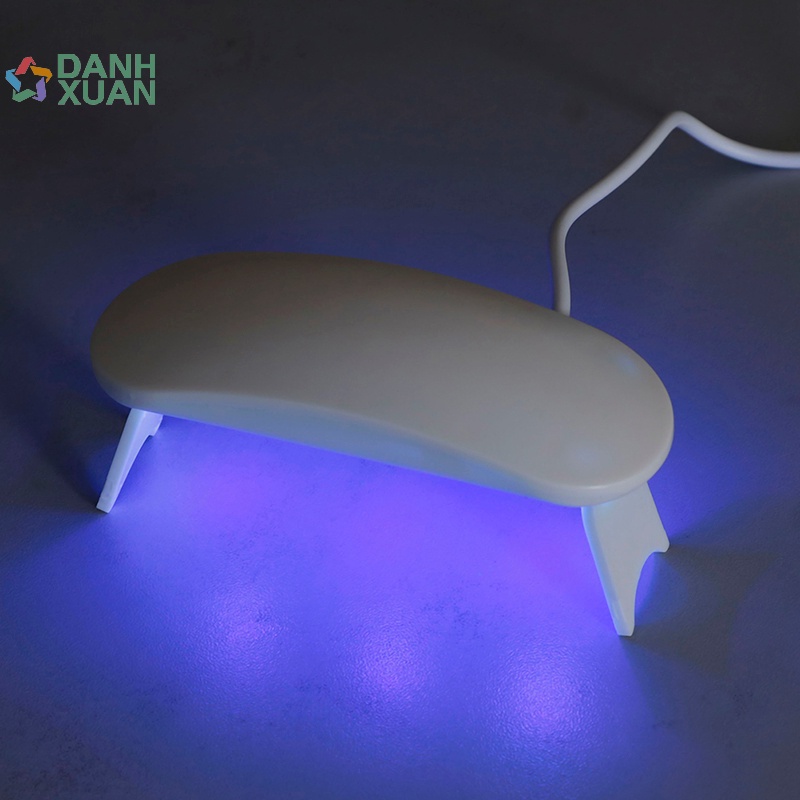 {Danh Xuan} 6W 80cm Mini UV LED Đèn USB sạc Gel đánh bóng Máy sấy móng tay mới