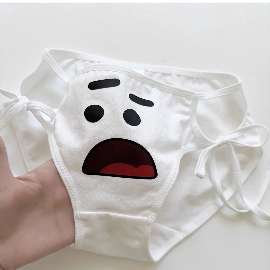 Hoạt Hình Quần Lót Hoạ Tiết Mặt Cười Vui Nhộn Cho Cặp Đôi