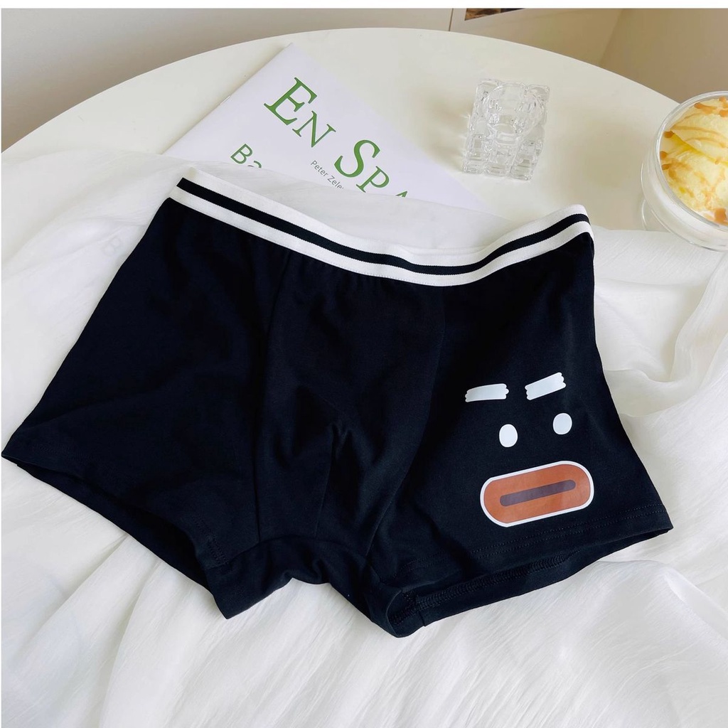 Hoạt Hình Quần Lót Hoạ Tiết Mặt Cười Vui Nhộn Cho Cặp Đôi