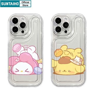 Suntaiho Ốp Điện Thoại tpu Mềm Chống Sốc In Hình makaron kuromi Cho iphone 14 12 13 11 pro max ip 7 8 plus iphon x xs xr xs max