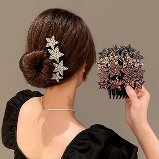Aijolen Lược Cài Tóc Hình Ngôi Sao Đính Đá Thời Trang Cho Nữ