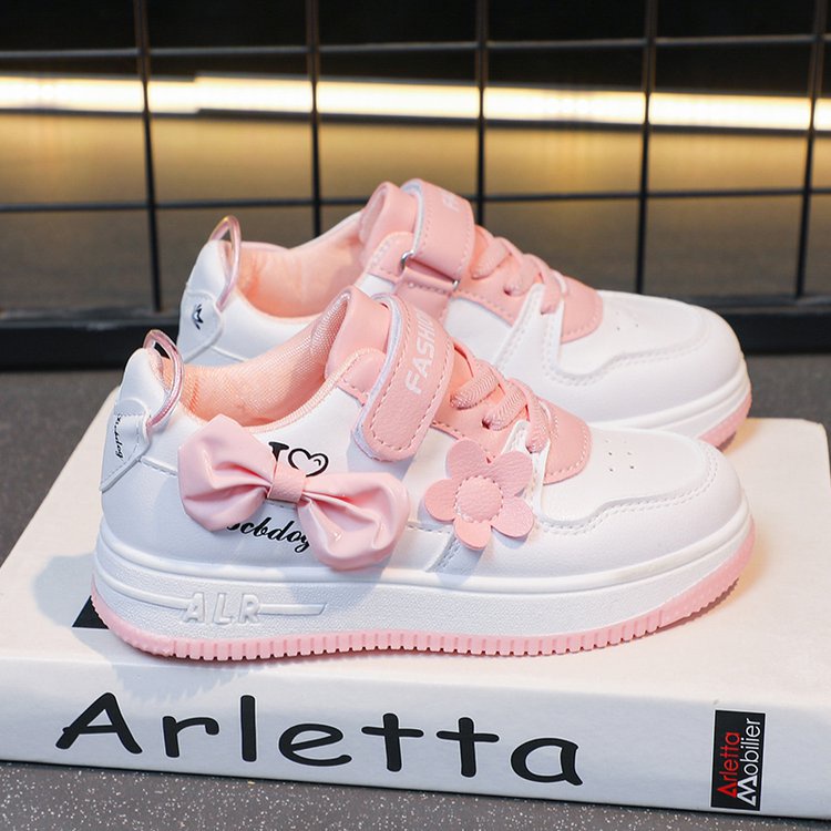 Giày Búp Bê Đính Hoa Dễ Thương Thời Trang Xuân Thu 2023 Cho Bé Gái