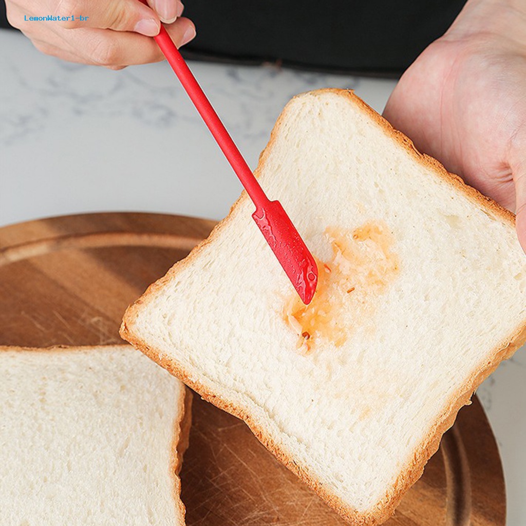 Chanh 1.br Thìa silicone Làm Đẹp Dụng Cụ Nấu Ăn Trang Điểm Màng Bùn Sáng Tạo