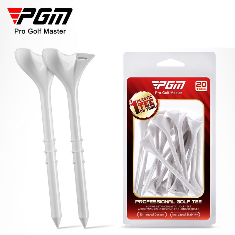 10 Tee golf Nhựa pgm qt031 Có Thể Tùy Chỉnh 10 Độ 83mm ° Mũi Tên Chiều Dài 83mm Cho tee