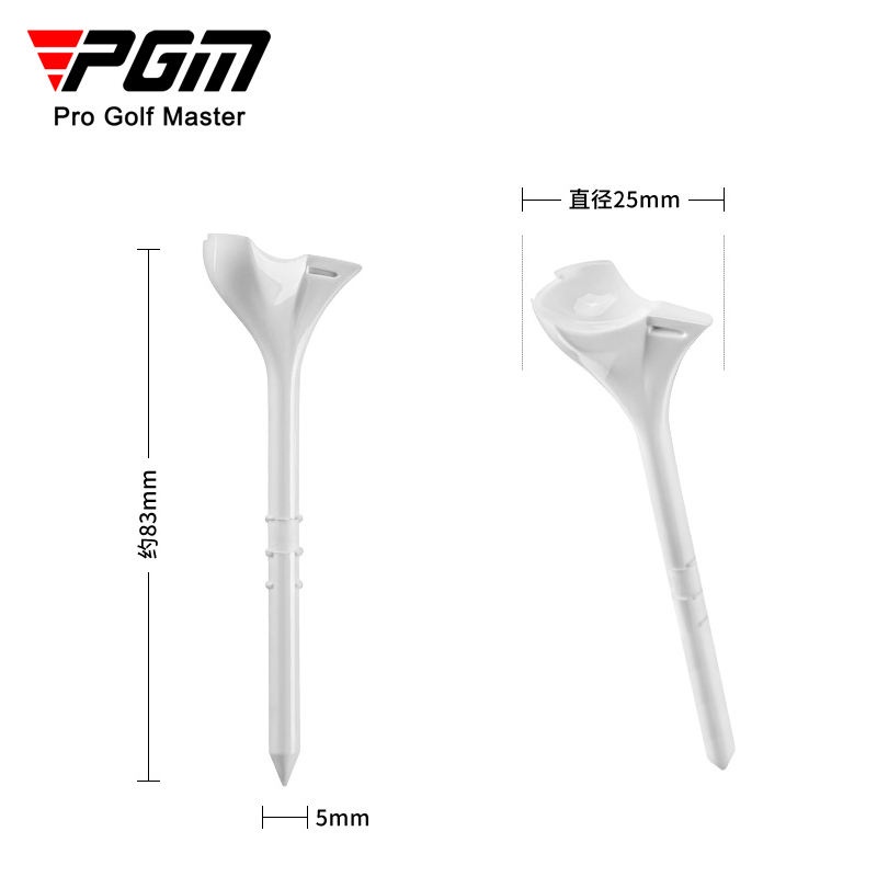 10 Tee golf Nhựa pgm qt031 Có Thể Tùy Chỉnh 10 Độ 83mm ° Mũi Tên Chiều Dài 83mm Cho tee