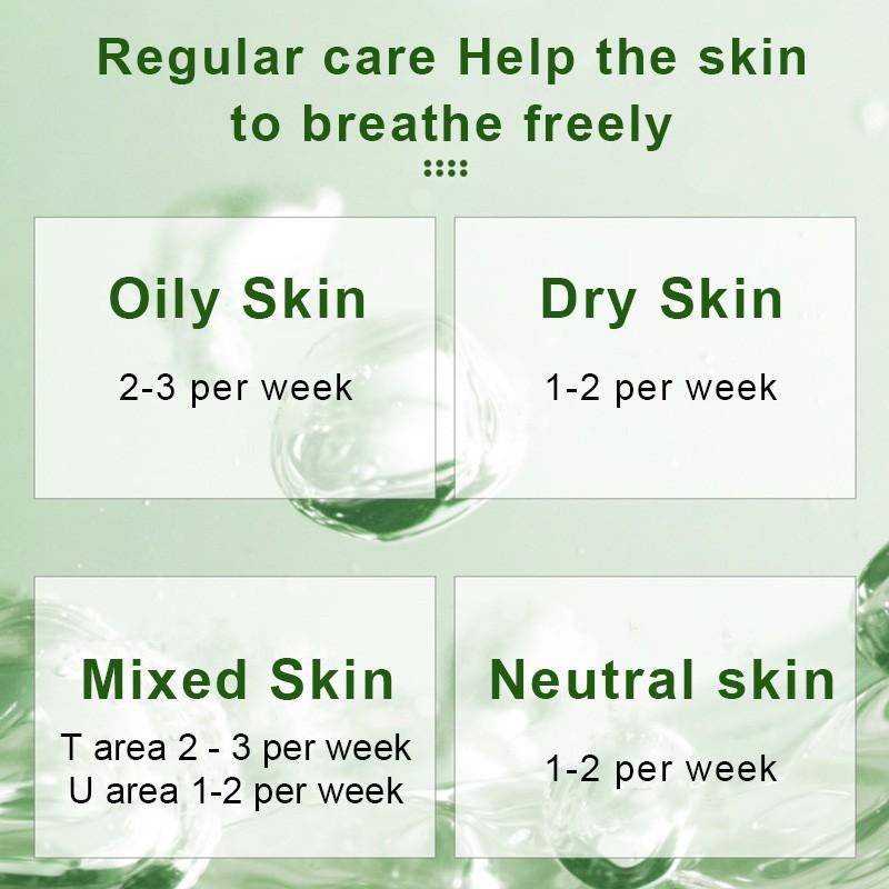 Mặt nạ trà xanh Mặt nạ đặc Mặt nạ làm sạch Bùn Làm sạch sâu Mụn đầu đen Tẩy kiểm soát dầu Dưỡng ẩm Hydrating AubessDS