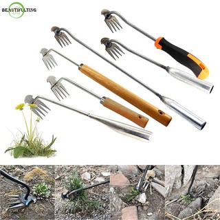 Dụng cụ làm vườn, nhổ cỏ, cào cỏ bằng thép không gỉ