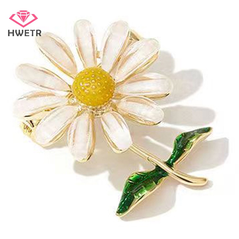 Trâm Cài Áo Hình Hoa Cúc Bằng Hợp Kim Sáng Tạo Mới