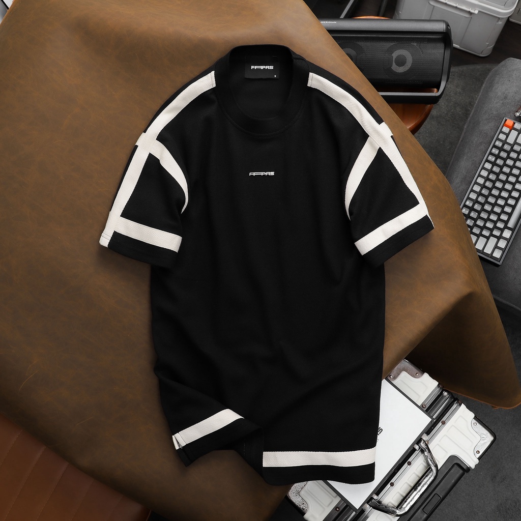 Áo Thun Ngắn Nam Chất Vải Cá Sấu Basic Mumo FAPAS