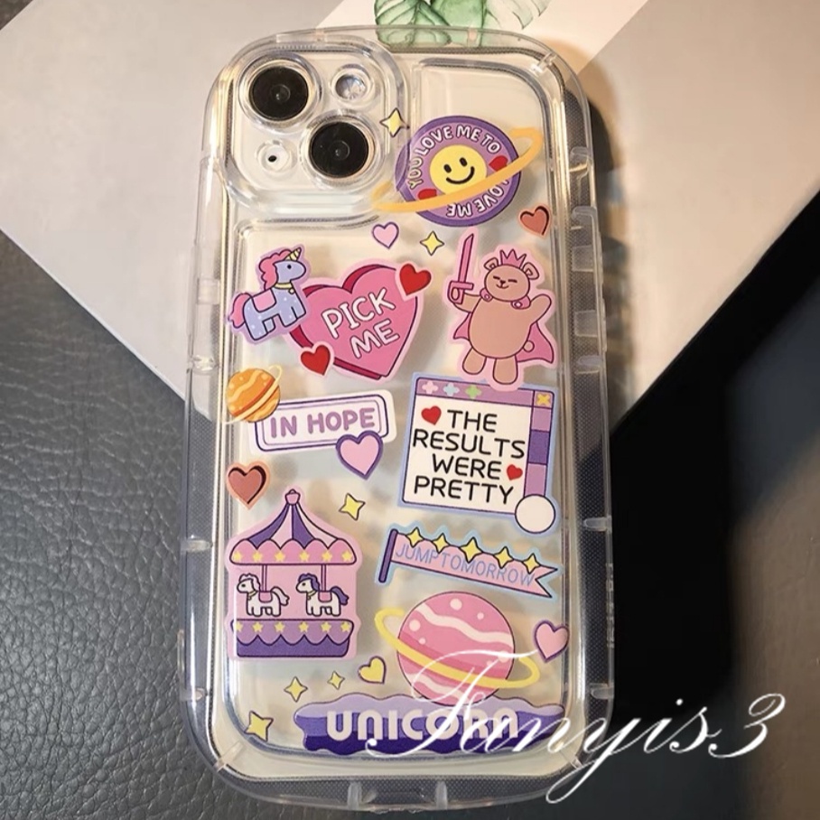 Ôp Điện Thoại tpu Dẻo Họa Tiết Hoạt Hình Công Viên Giải Trí Cho iphone 15 14 13 12 11 pro max x xr xs max 8 7 plus se 2020 Ốp