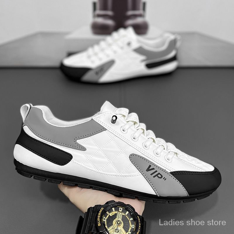 Giày Thể Thao Màu Trắng Đế Mềm Chống Trượt Thời Trang Mùa Hè Cho Nam