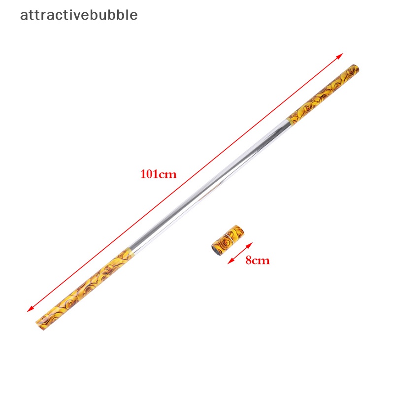 Atvn 100cm Gậy Ma Thuật Thu Gọn Bằng Nhựa Màu Vàng Kim Cho halloween martijn