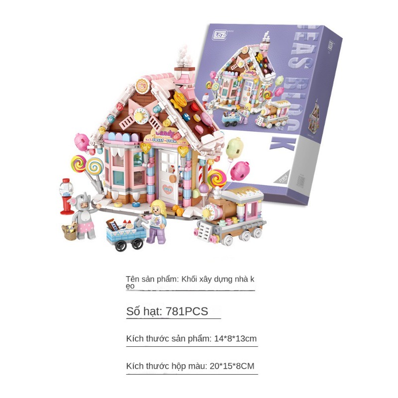 Mới Bộ Đồ Chơi Lắp Ráp Ngôi Nhà 1224