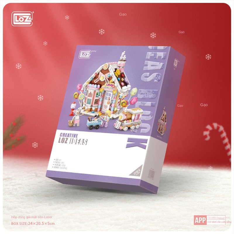 Mới Bộ Đồ Chơi Lắp Ráp Ngôi Nhà 1224