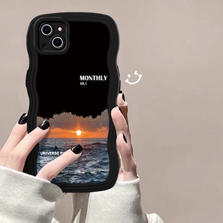 Ốp Điện Thoại Silicon In Hình Hoàng Hôn Trên Biển Cho iphone 7 7 7plus 8 8plus xs xr 11 12 13 14 pro plus promax