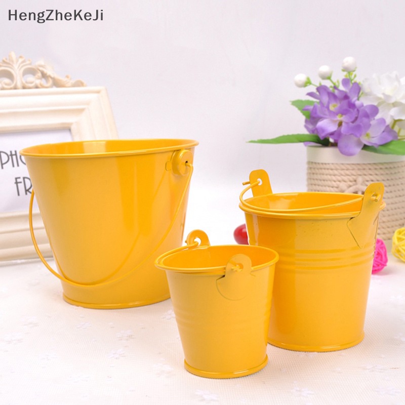 Xô Kim Loại mini Đựng Kẹo / Bánh Kẹo Nhiều Màu Trang Trí Tiệc Cưới diy hengzhekeji