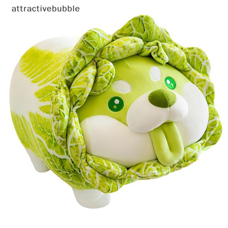 Thú Nhồi Bông Hình Chú Chó Ăn Bắp Cải Trung Hoa Dễ Thương Sáng Tạo 26cm