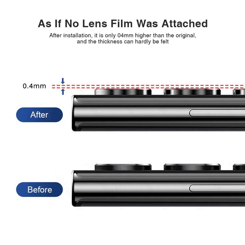 Phim Dán Bảo Vệ camera 3 Trong 1 Bằng Kim Loại Chống Trầy Xước Cho samsung galaxy s23 fe s23fe 5g 2023