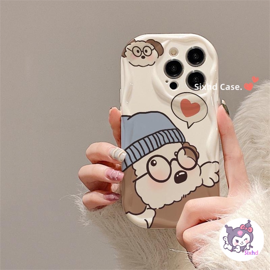 Ốp Lưng OPPO A58 A57 A78 A17 A54 A53 A17K A16 A15 A12 A95 A76 A74 A3s A5s A55 A33 A77s A32 A7 A9 A98 A96 A94 A92 A52 Reno 8T 7Z 6Z 5Z F11 6Z Sixhd Ốp Điện Thoại Mềm Hình Cún 3d Cho