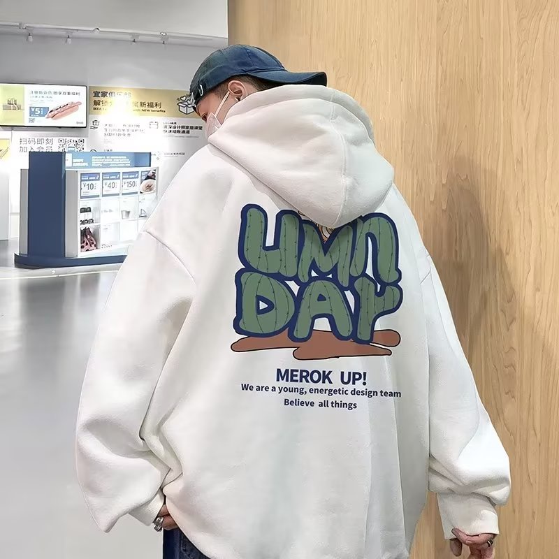 Áo Khoác Hoodie Cao Cấp Phong Cách retro Đường Phố Cá Tính Cho Nam