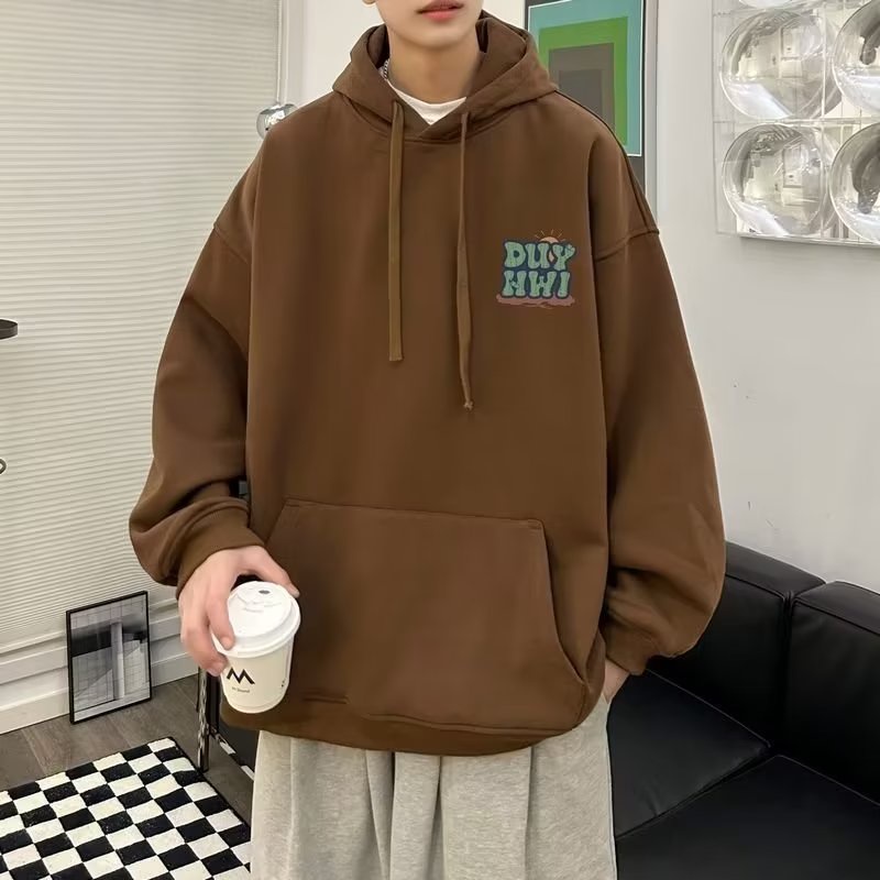 Áo Khoác Hoodie Cao Cấp Phong Cách retro Đường Phố Cá Tính Cho Nam