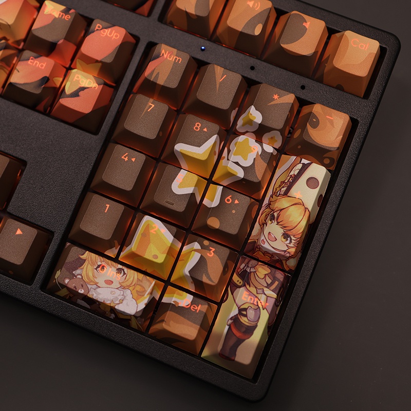 Hook Keycaps Cherry Profile Honkai Star Rail PBT Dye Sub Bàn Phím Cơ Keycap
