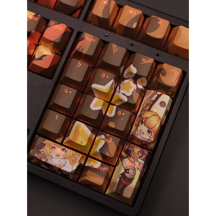 Hook Keycaps Cherry Profile Honkai Star Rail PBT Dye Sub Bàn Phím Cơ Keycap