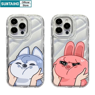 Suntaiho Ốp Điện Thoại tpu Silicon Mềm Chống Sốc Hình Động Vật Cho iphone 14 12 13 11 pro max ip 7 8 plus iphon x xs xr xs max
