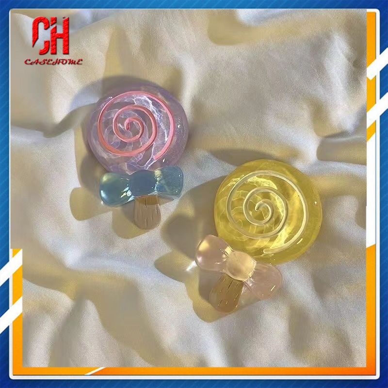 Dễ Thương Giá Đỡ Điện Thoại Di Động Hình Kẹo Mút Hoạt Hình 3d Có Thể Thu Vào