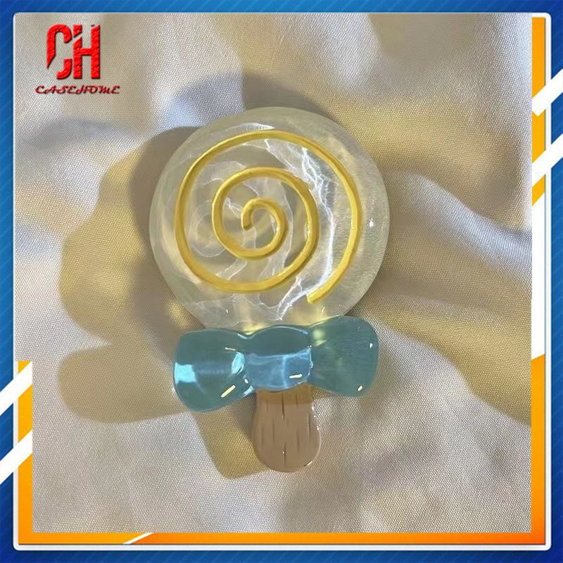 Dễ Thương Giá Đỡ Điện Thoại Di Động Hình Kẹo Mút Hoạt Hình 3d Có Thể Thu Vào