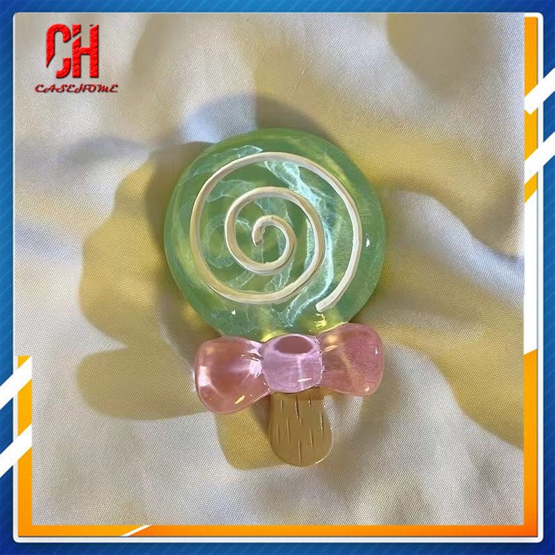 Dễ Thương Giá Đỡ Điện Thoại Di Động Hình Kẹo Mút Hoạt Hình 3d Có Thể Thu Vào