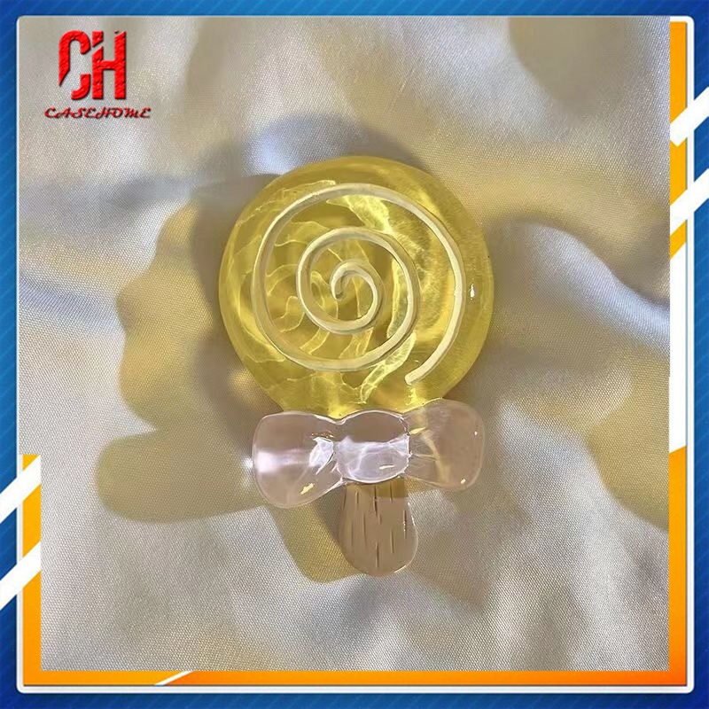 Dễ Thương Giá Đỡ Điện Thoại Di Động Hình Kẹo Mút Hoạt Hình 3d Có Thể Thu Vào