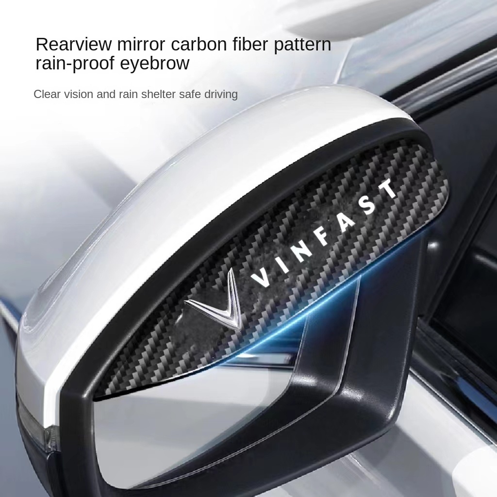 2/4/8pcs Tấm Chắn Mưa Bằng pvc Cho Gương Chiếu Hậu Xe Hơi vinfast vf8 vf9 vf e34 vf5 vf7 lux a2.0 fadil