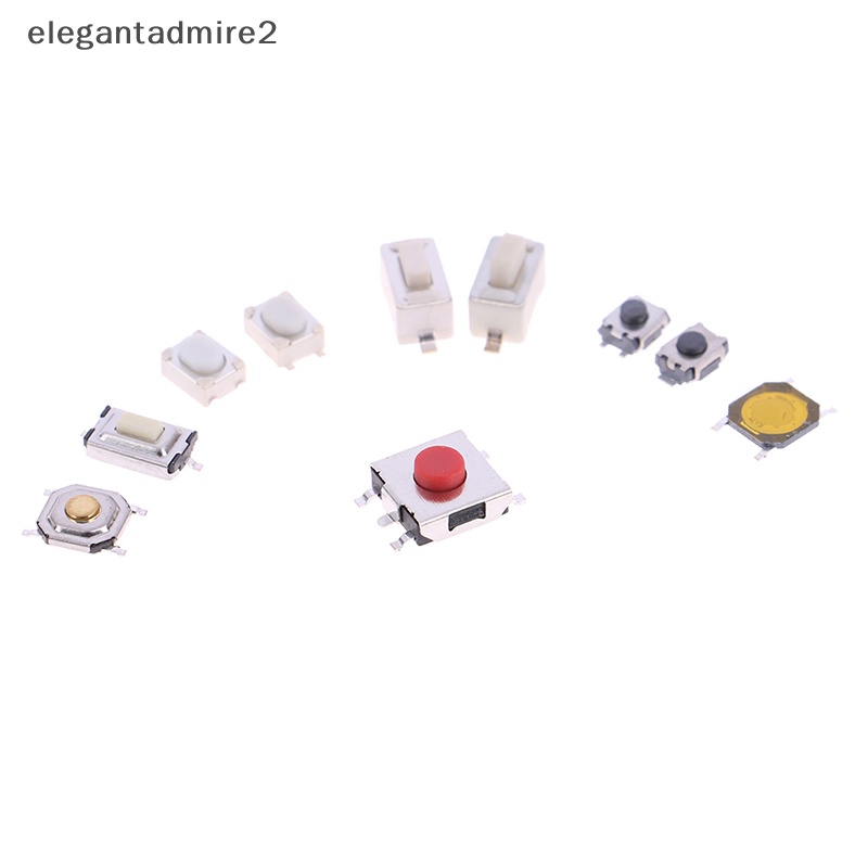 Set 250 Công Tắc Nút Nhấn Cảm Ứng 10 Loại Chuyên Dụng Cho Xe Hơi