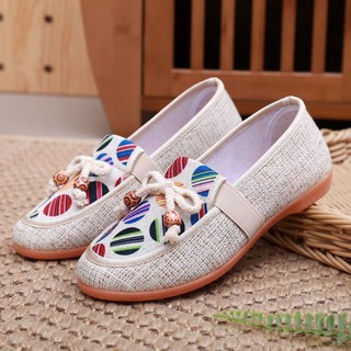 Nữ Moccasins Giày Loafer Flat Tròn Thời Trang Giày Búp Bê Giày Slip-on Giày Thoáng Khí Nhẹ Giày