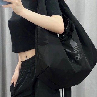 Túi xách nữ Adidas Originals Logo lớn In công suất lớn Thể thao thông thường Túi đeo vai chống nước Túi đeo chéo