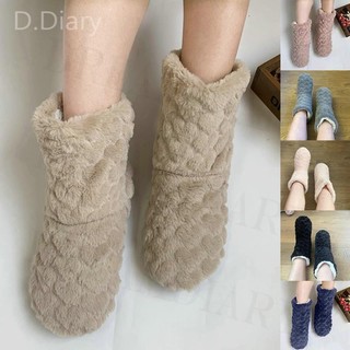 Giày Bốt Cổ Cao Lót Nhung Dày Dặn Chống Trượt Thời Trang Cho Cặp Đôi