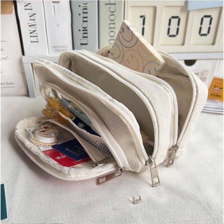 Sy2 Hộp Đựng Bút Đa Năng Sức Chứa Lớn In Hình sanrio kuromi pochacco Dễ Thương Cho Học Sinh