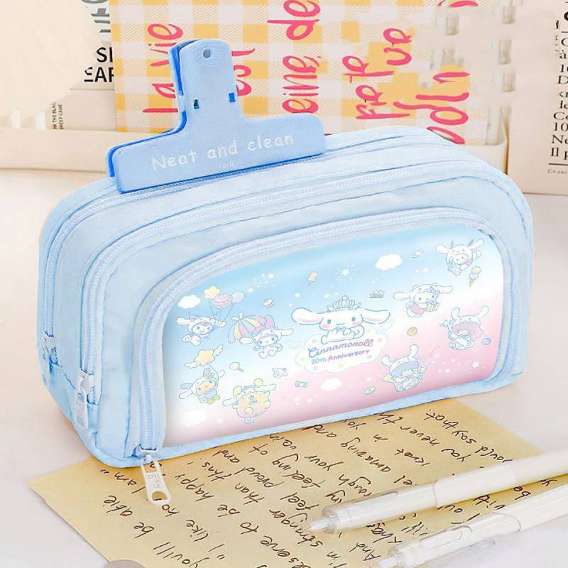 Sy2 Hộp Đựng Bút Đa Năng Sức Chứa Lớn In Hình sanrio kuromi pochacco Dễ Thương Cho Học Sinh