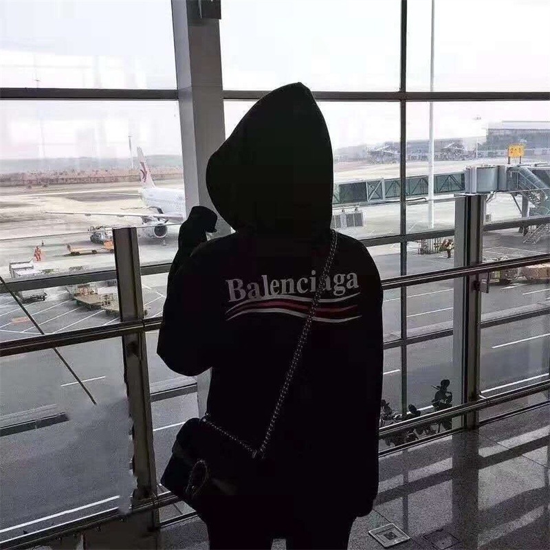 Bán Chạy Nhất Áo Hoodie unisex Tay Dài In Chữ bale369aga Gợn Sóng