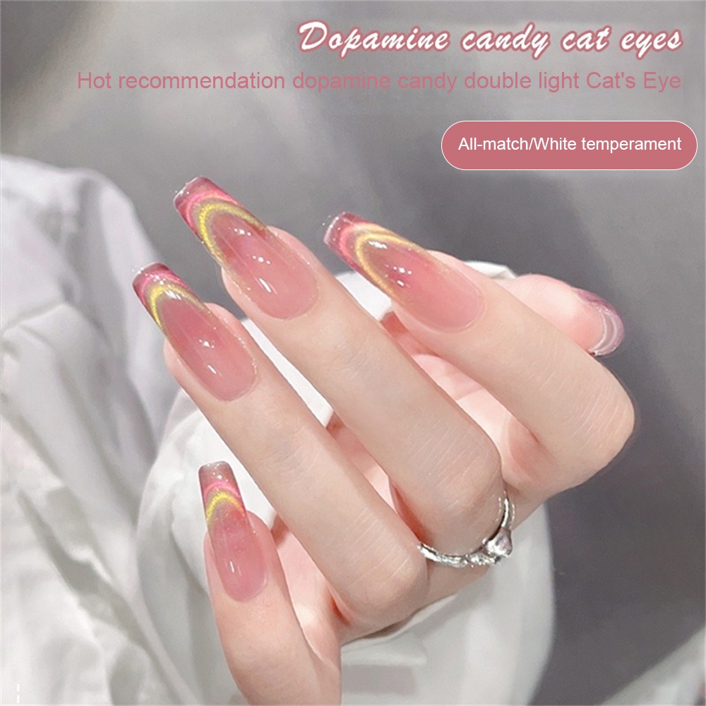 Dopamine Double Light Cats Eye Nail Polish 2023 Mới Làm trắng phổ biến Spar Cats Eye .pikalu