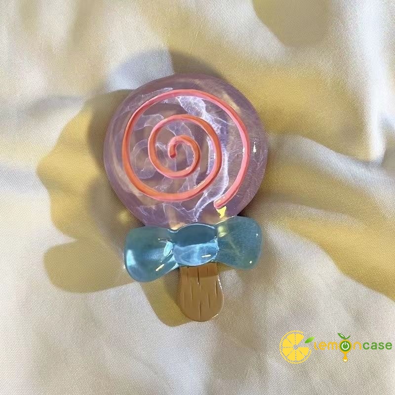 Dễ Thương Giá Đỡ Điện Thoại Di Động Hình Kẹo Mút Hoạt Hình 3d Có Thể Thu Vào