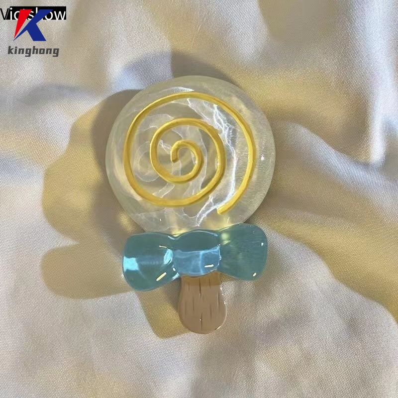 Dễ Thương Giá Đỡ Điện Thoại Di Động Hình Kẹo Mút Hoạt Hình 3d Có Thể Thu Vào