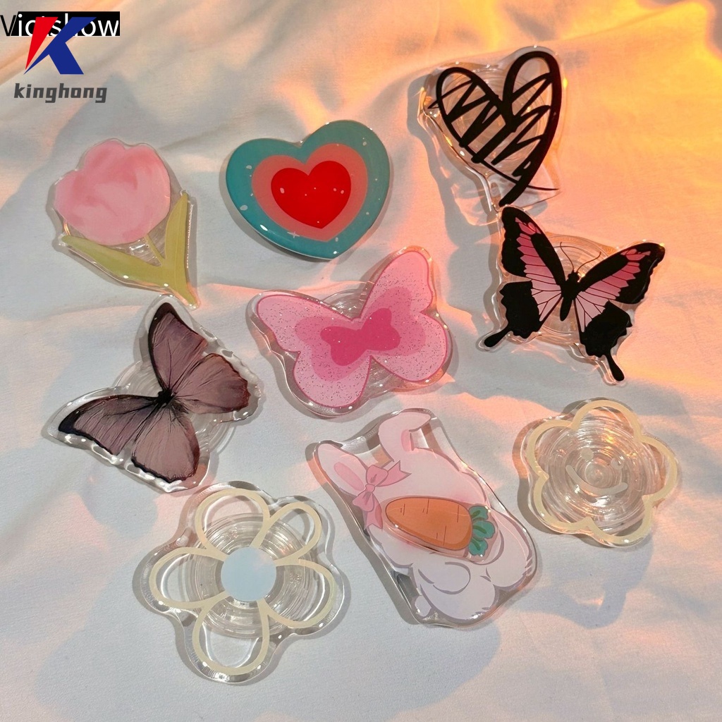 Giá Đỡ Điện Thoại Hình Hoa Và Bướm Đáng Yêu