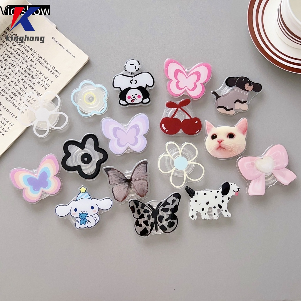 Giá Đỡ Điện Thoại Hình Hoa Và Bướm Đáng Yêu
