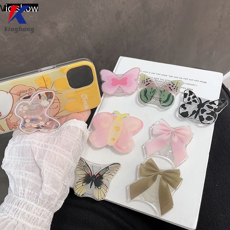 Giá Đỡ Điện Thoại Hình Hoa Và Bướm Đáng Yêu