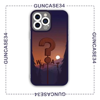 Ốp iphone cạnh vuông Guncase34 Gravity Falls 6/7/8/8plus/x/xr/xs/11/12/13/pro/plus/promax/14prm