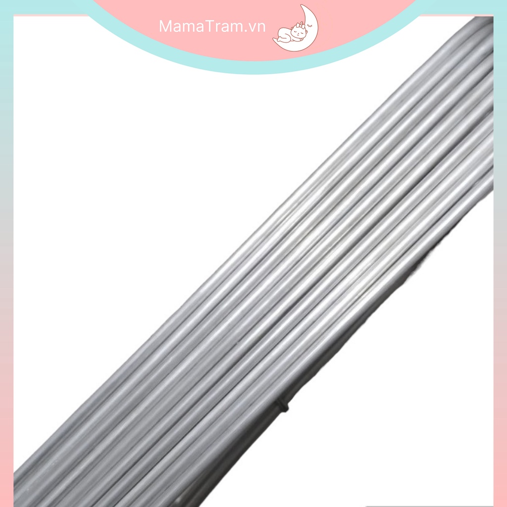 Combo 10 Móc Nhôm Treo Quần Áo Trẻ Em, Móc Phơi Đồ Cho Bé Kích Thước 27*15cm