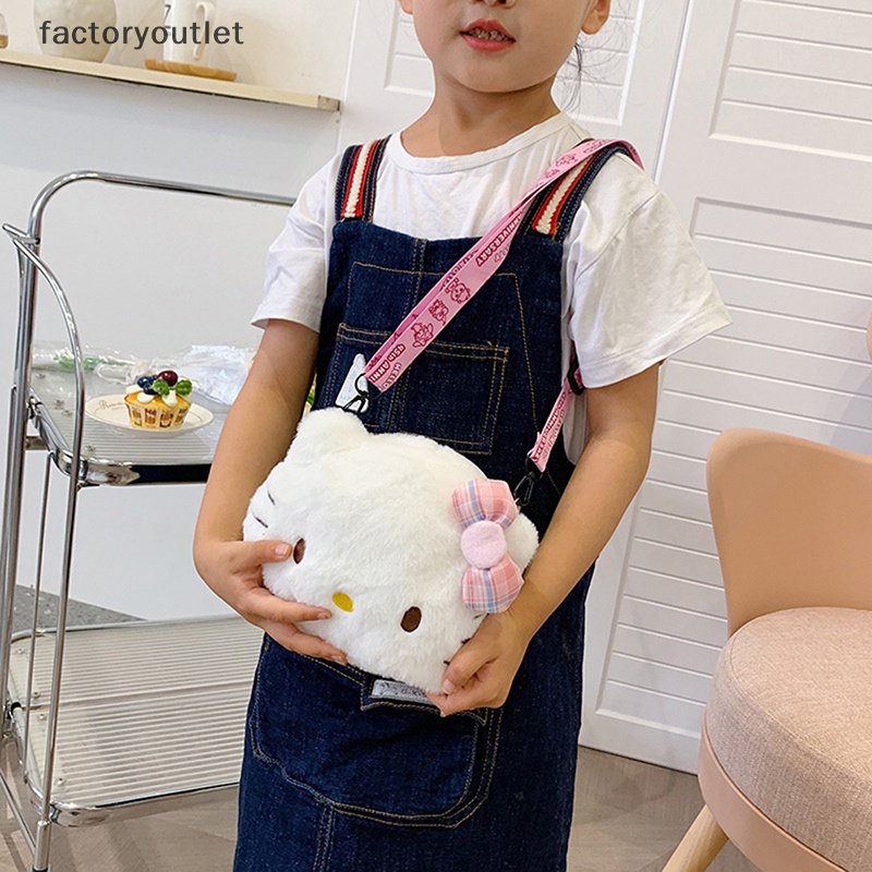 Thời Trang Túi Đeo Vai mini Hình sanrio hello kitty Nhồi Bông Dễ Thương Mới