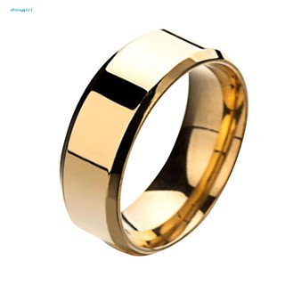 1 nhẫn thép không gỉ đính hôn, thanh lịch